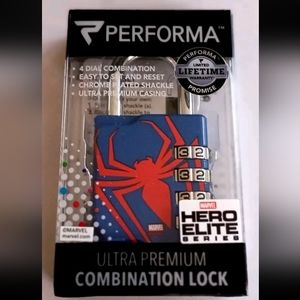 Marvel Comics Spider-man Performa Hero Elite Combo Locker Lock Gym / School